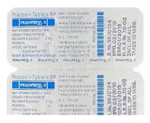 PRAZOPRESS 2mg Tablet 10's