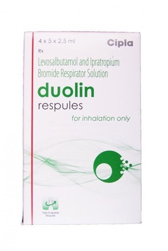 DUOLIN 500mcg/1.25mg Respule 4X5X2.5ml