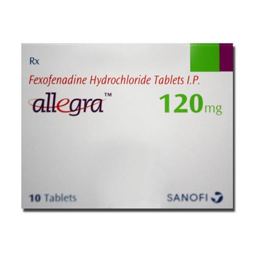ALLEGRA 120mg Tablet 10's