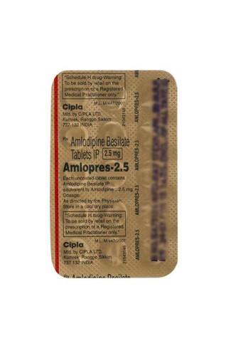 AMLOPRES 2.5mg Tablet 15's