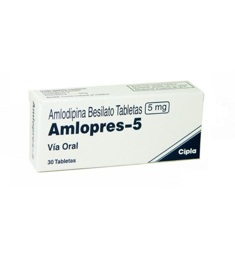 AMLOPRES 5mg Tablet 15's