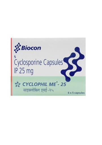 CYCLOPHIL ME 25mg Capsule 5's