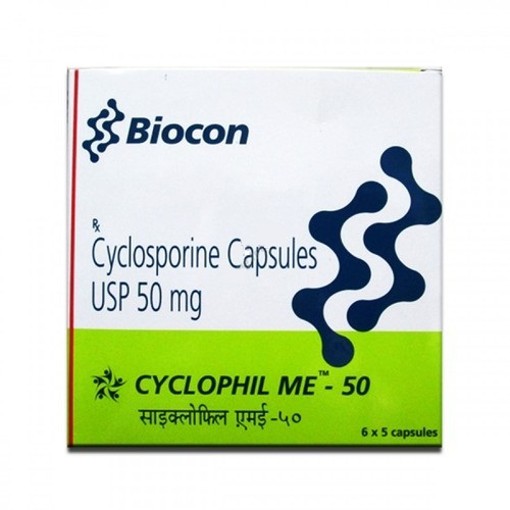 CYCLOPHIL ME 50mg Capsule 6's