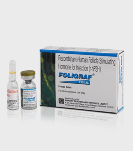 FOLIGRAF 75IU Injection 1's