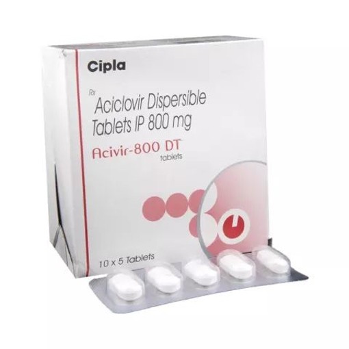 ACIVIR DT 800mg Tablet 5's