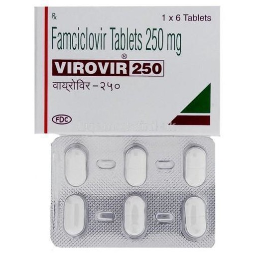 VIROVIR 250mg Tablet 6's