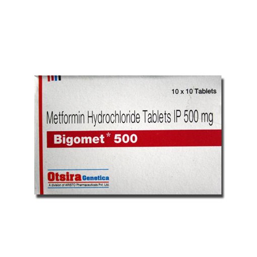 BIGOMET 500mg Tablet 10's