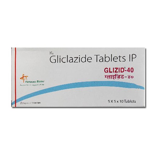 GLIZID 40mg Tablet 10's
