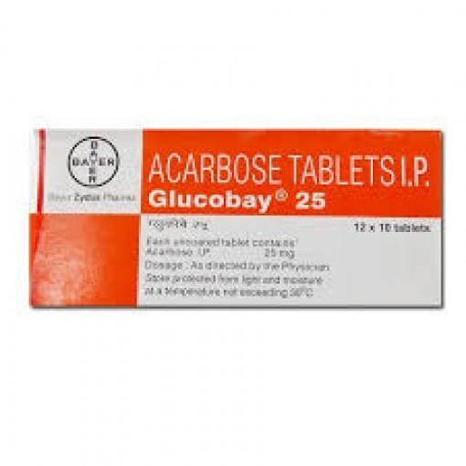 GLUCOBAY 25mg Tablet 10's
