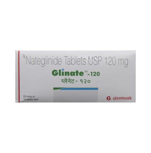 GLINATE 120mg Tablet 10's