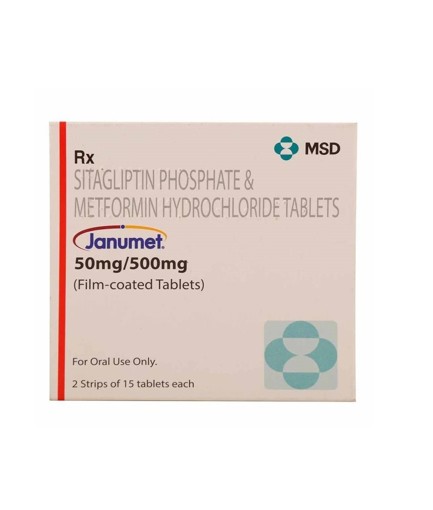 JANUMET 50/500mg Tablet 15's