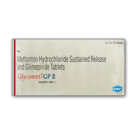 GLYCOMET GP 2mg Tablet 15's