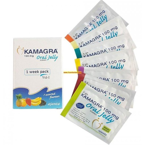 Kamagra Oral Jelly Week Pack- 100 mg(10 PACK)