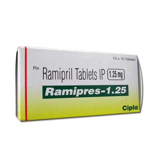 RAMIPRES 1.25mg Tablet 10's