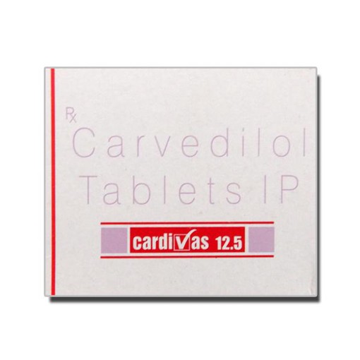CARDIVAS 12.5mg Tablet 10's