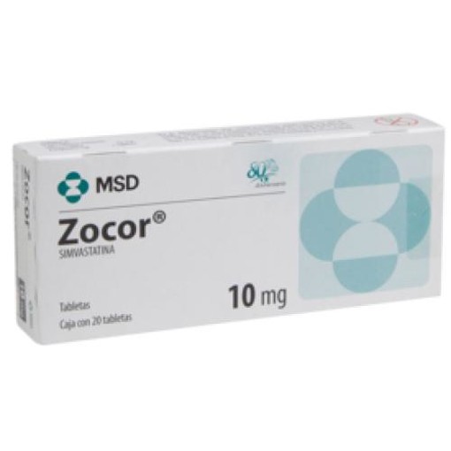 Zocor 10mg Tablet 10'S