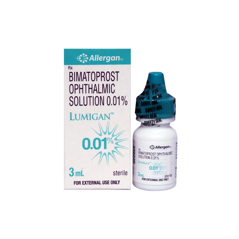 Lumigan 0.01% – Bottle of 3 ml Solution