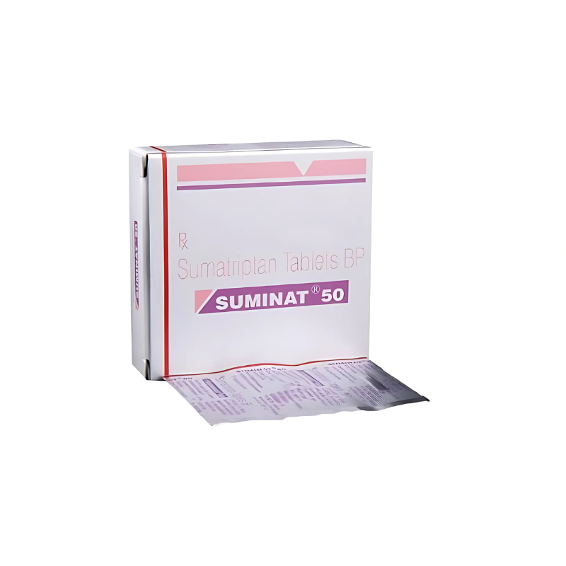 Sumatriptan 50mg (Suminat 50mg Tablet)