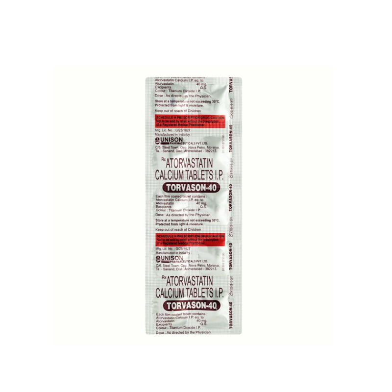 Torvason 40 (Atorvastatin 40mg)