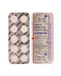 GLYCOMET 250mg Tablet 10's