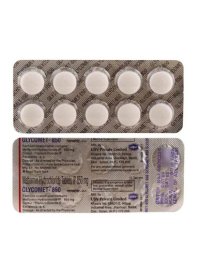 GLYCOMET 850mg Tablet 10's