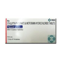 JANUMET 50/1000mg Tablet 14's