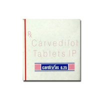 CARDIVAS 6.25mg Tablet 10's