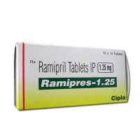 RAMIPRES 1.25mg Tablet 10's