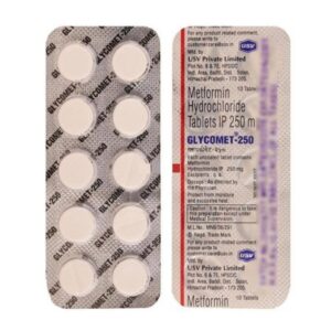 GLYCOMET 250mg Tablet 10's