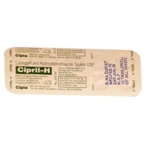 CIPRIL H 5/12.5mg Tablet 10's